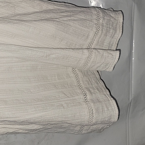 MADEWELL Lined gauzy Short Embroidered Dress Sz 12 Minimalist Cotton Breathable - Picture 3 of 7